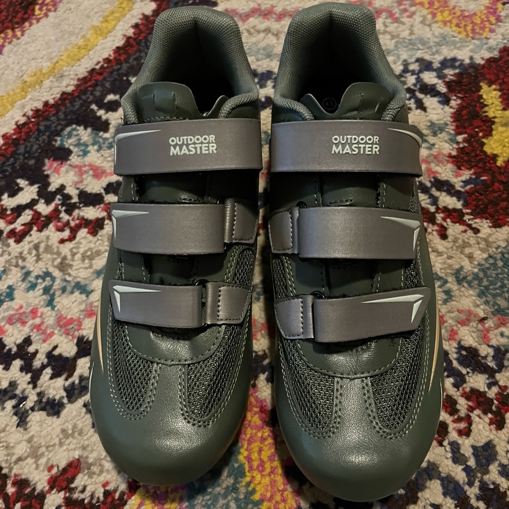 OutdoorMaster Men's Road Cycling Shoes / Peloton Indoor 2 Cleat Compatible 7.5